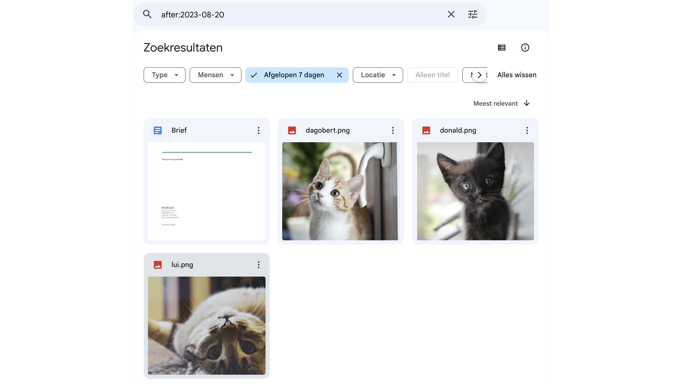 De resultaten kun je achteraf nog verfijnen.