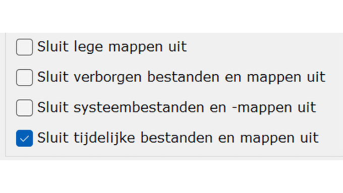 Hoe volledig moet de back-up zijn?