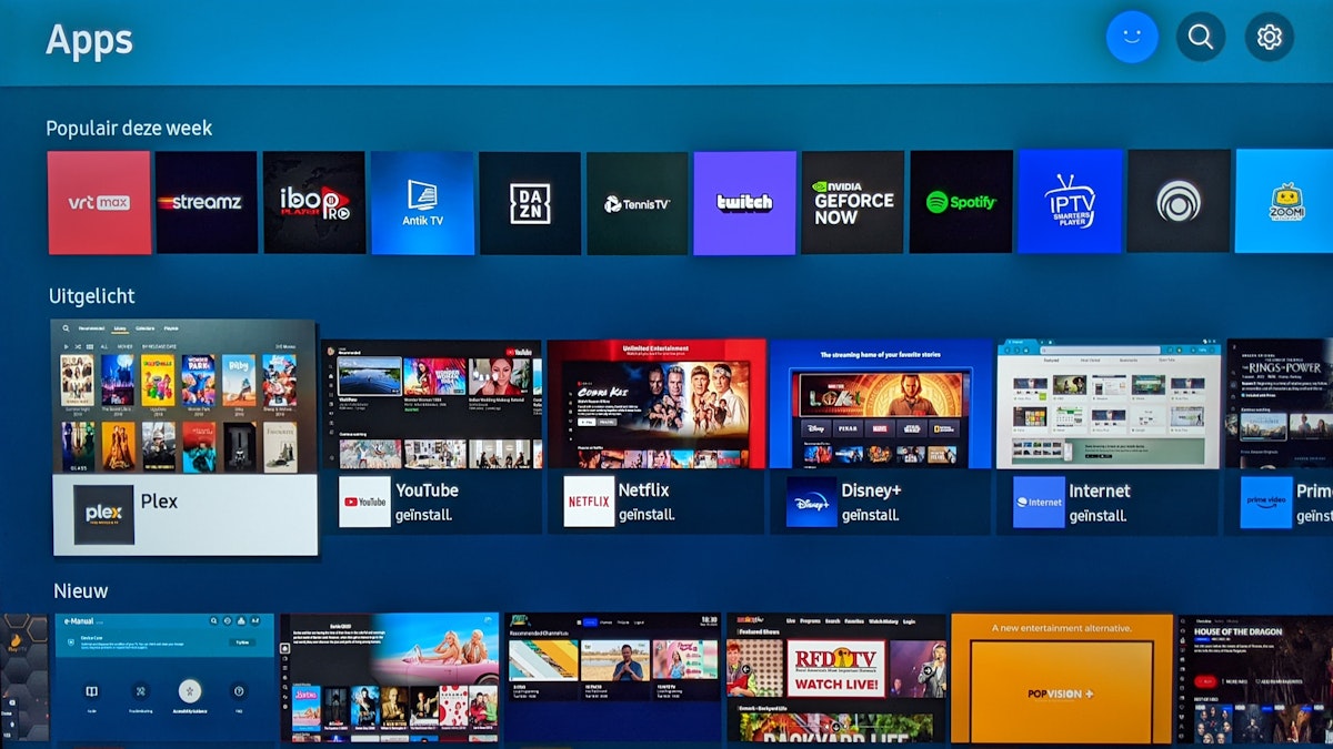 Zo installeer je apps op je Samsung Smart TV Zo installeer je apps op je Samsung Smart TV