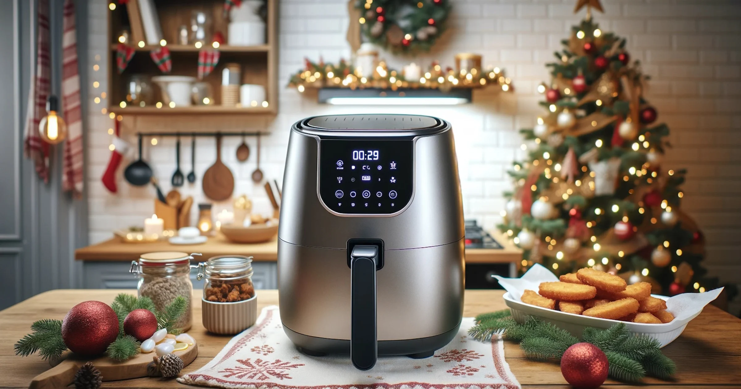 Kerstfeest met de airfryer: van ontbijt tot borrelhap
