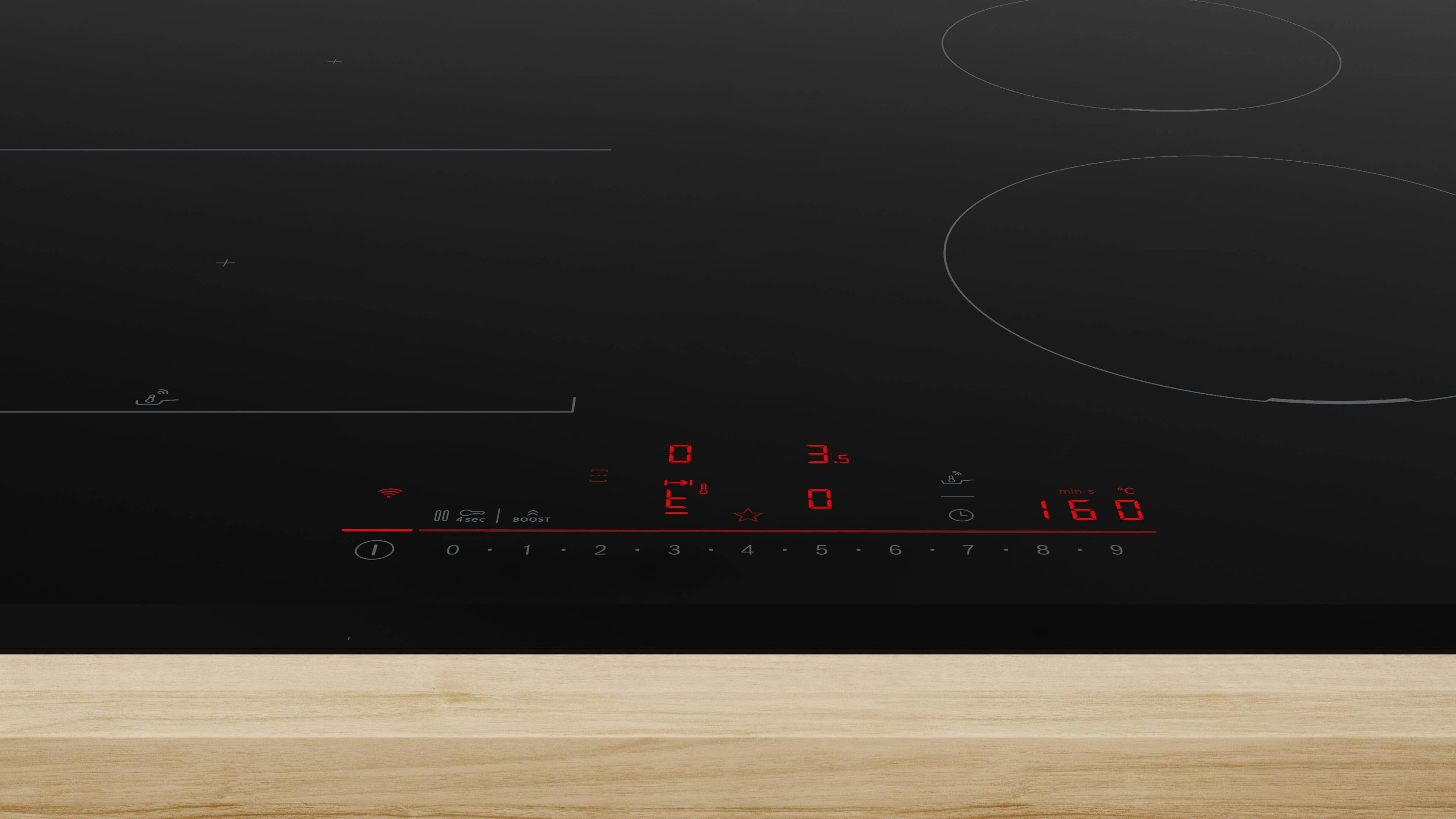 kookplaat met bediening