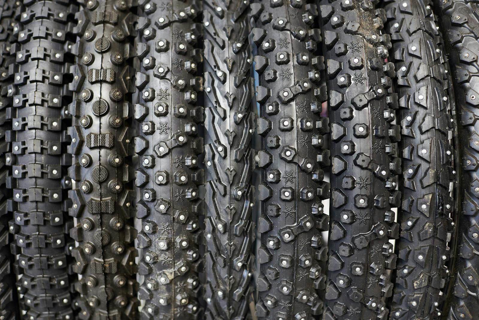 Winterbanden fiets fietsbanden spikes