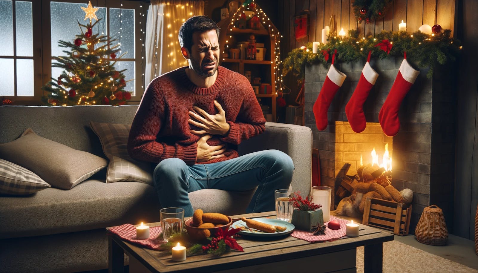 Zo voorkom je brandend maagzuur (na je kerstdiner bijvoorbeeld)