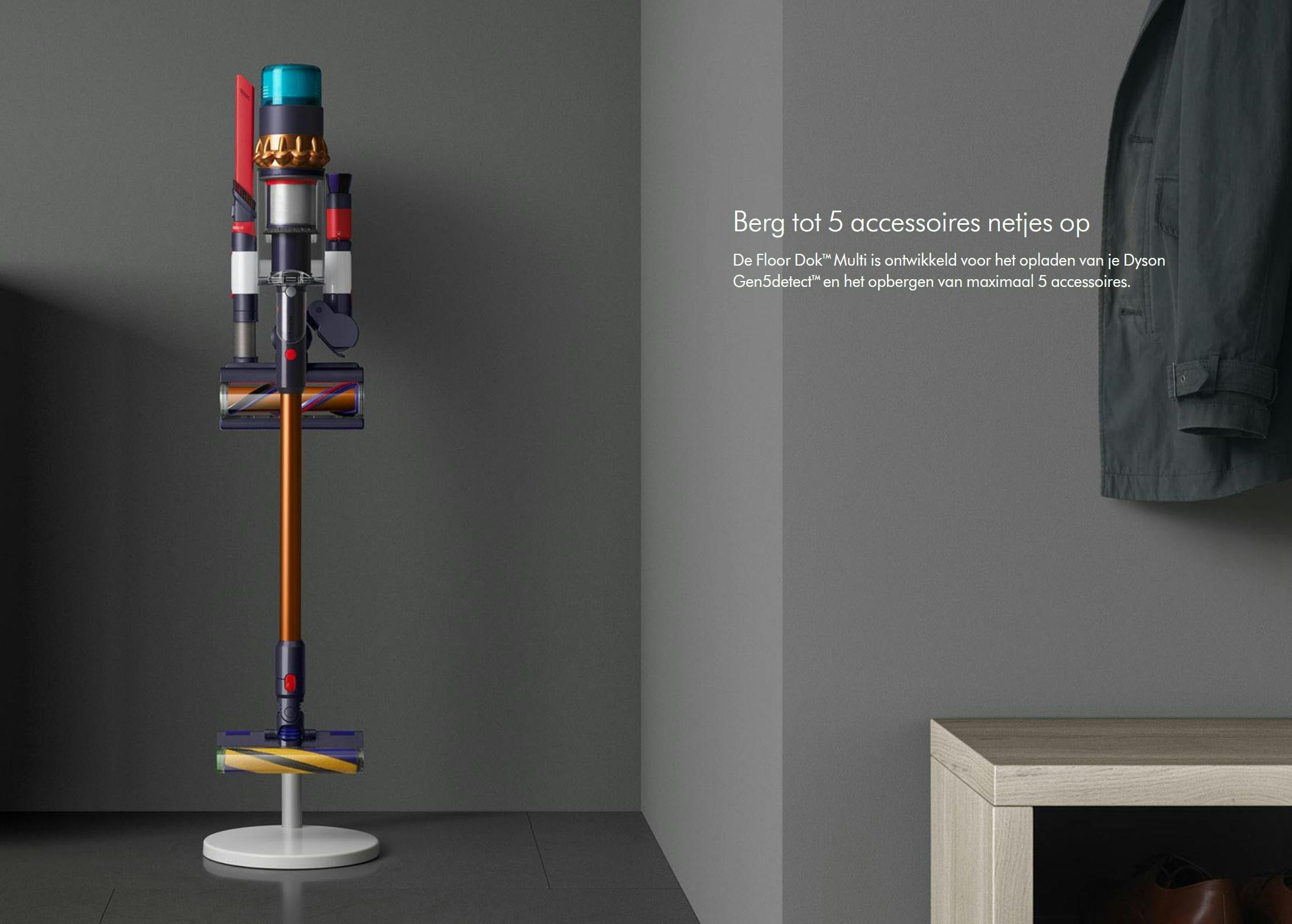 De los verkrijgbare oplaadstandaard.