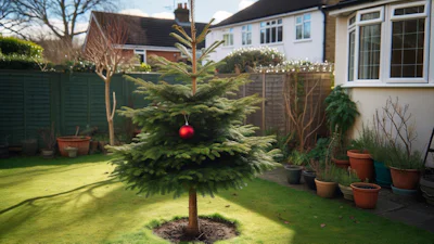 Kerstboom de tuin in: zo heb je er het hele jaar plezier van (en zo doe je dat)