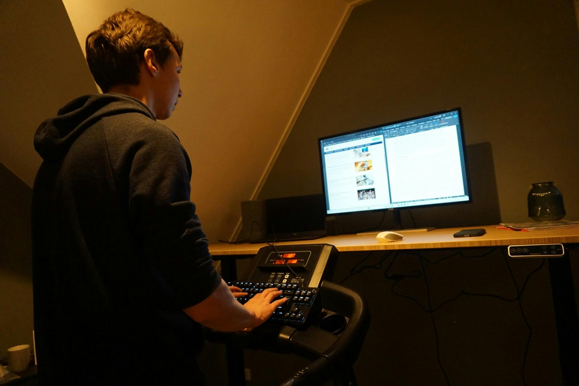 Computeren vanaf een loopband: zo bevalt wandelend werken