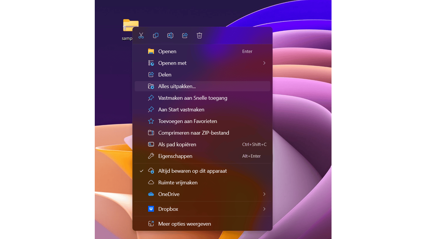 Je hebt geen externe software meer nodig om archiefbestanden uit te pakken.