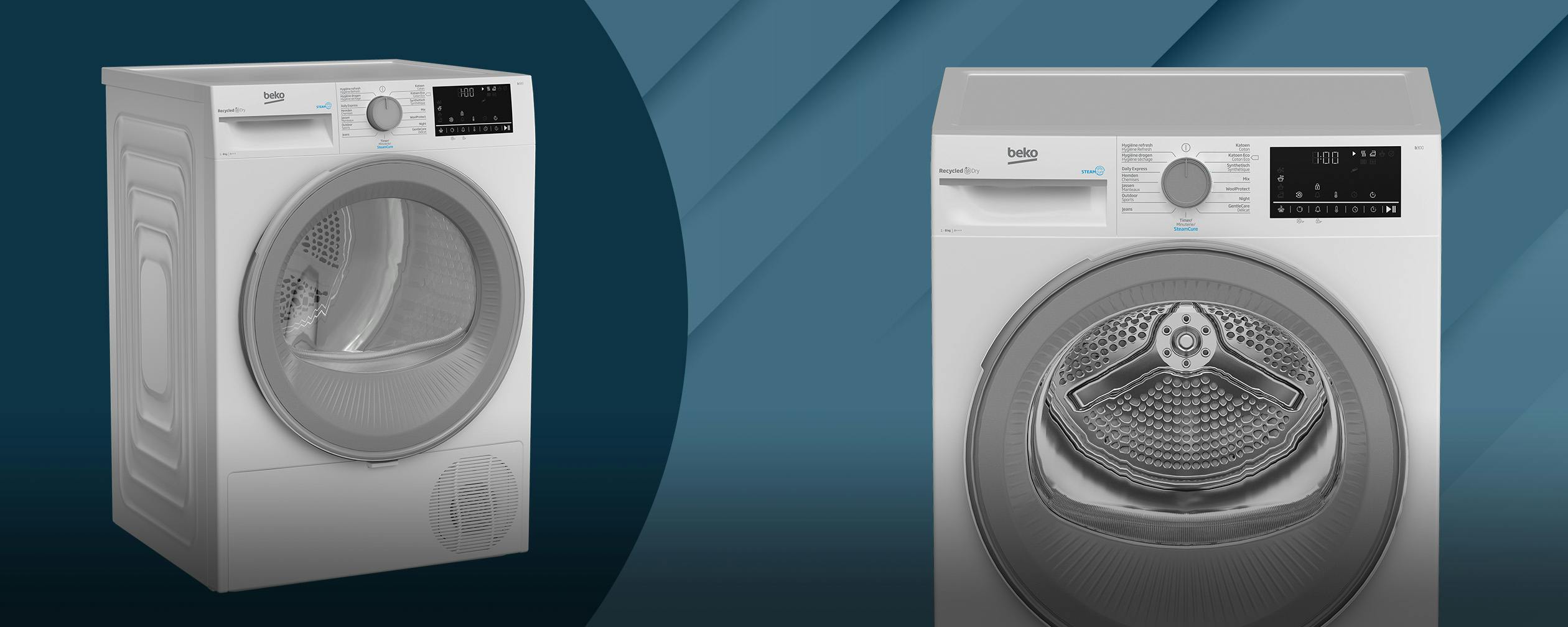 Deze Beko-warmtepompdroger is lief voor kleding, milieu én portemonnee