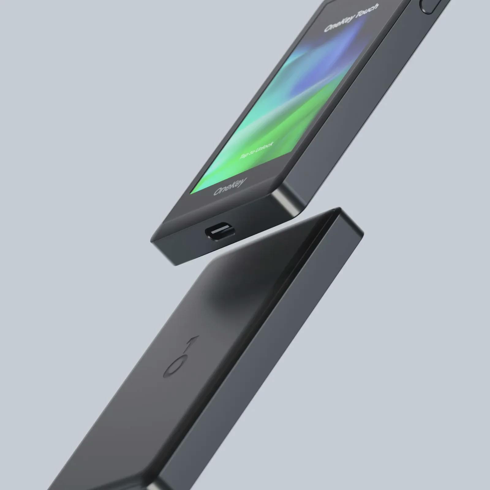 De OneKey Touch is een hardware-wallet met touchscreen.