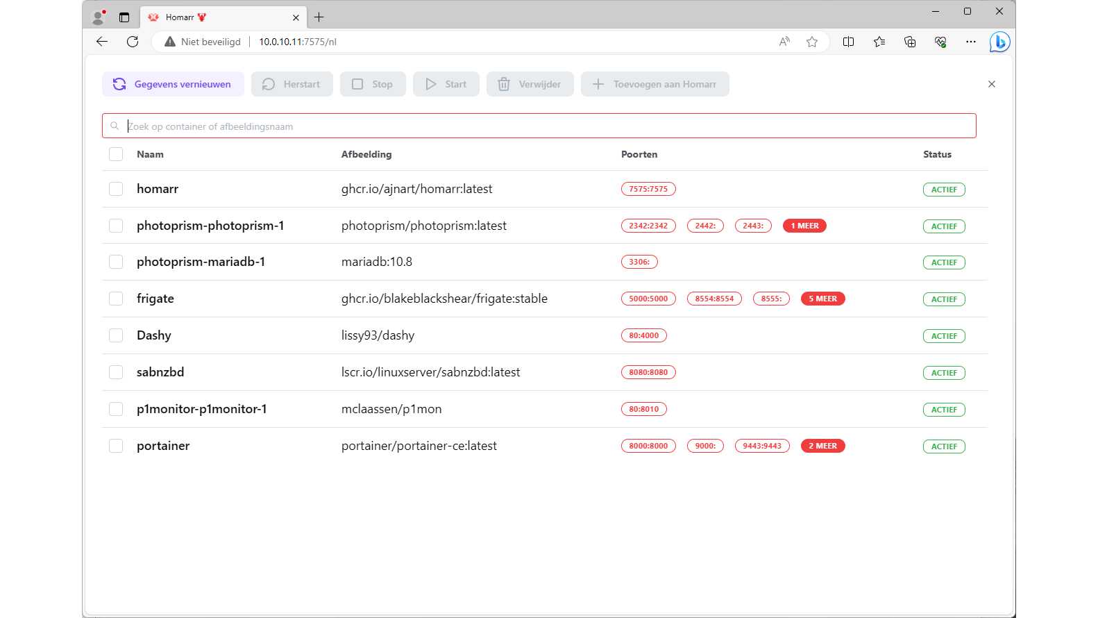 De Docker-integratie maakt het toevoegen van apps eenvoudiger.