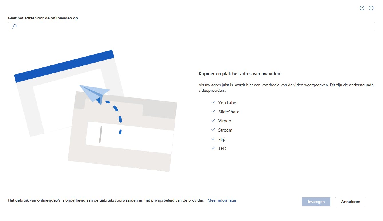 Deze methode werkt ook met andere videoplatformen.