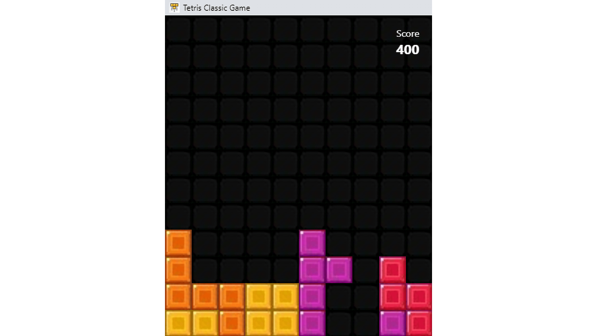 Tetris houdt je score bij.