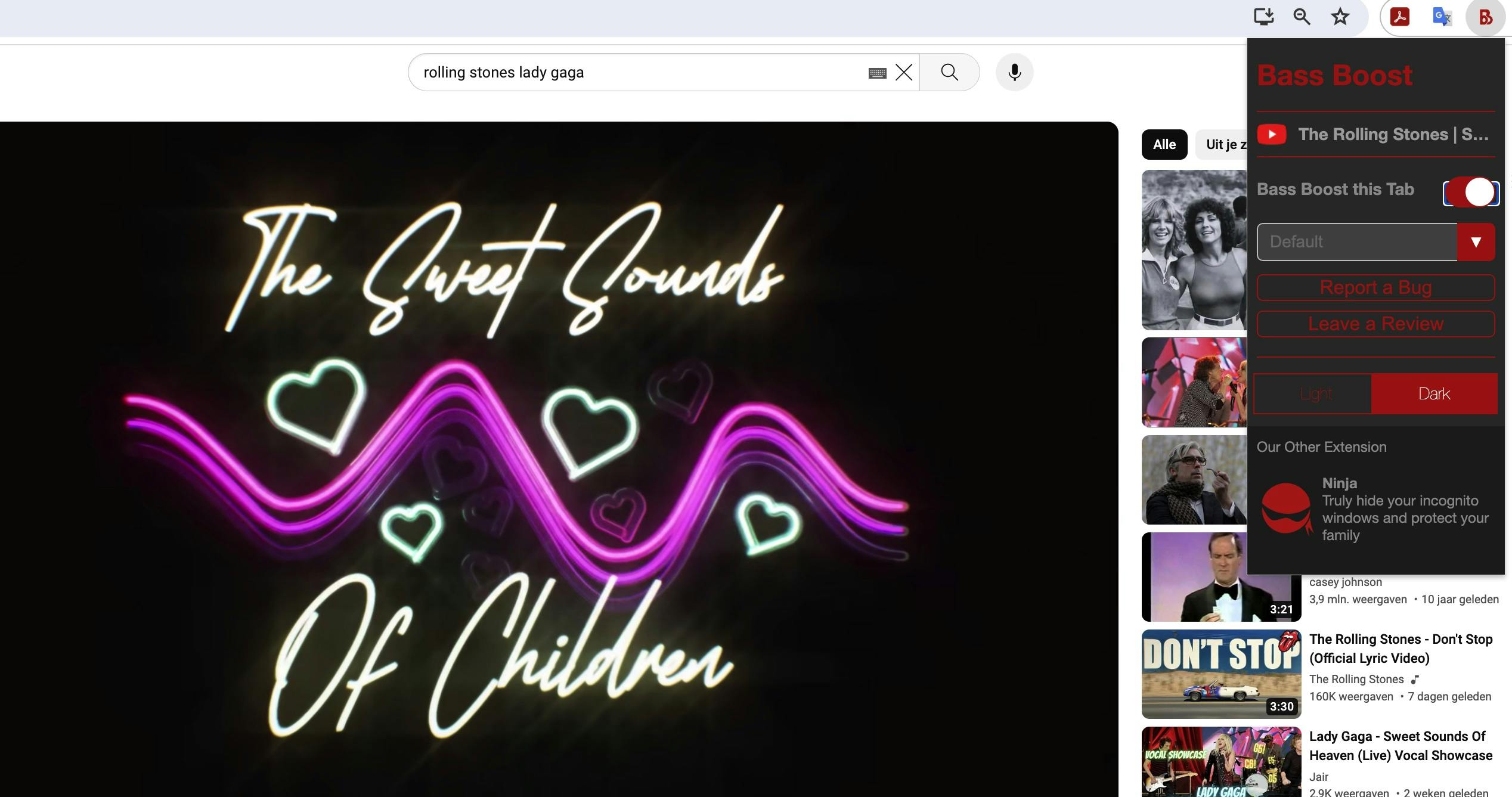 Geef muziek meer diepgang met Bass Boost.