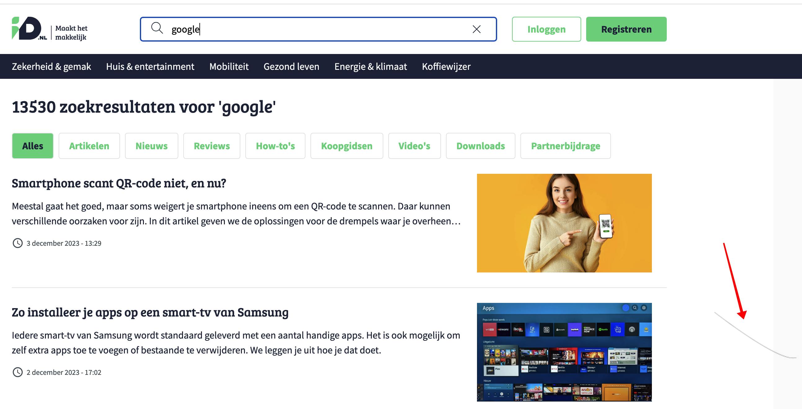 Aanvankelijk valt het haartje nog niet zo op, maar het gaat op den duur behoorlijk irriteren.