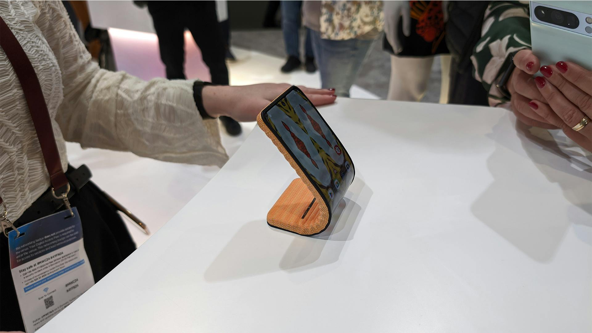 En de presentatiestand.