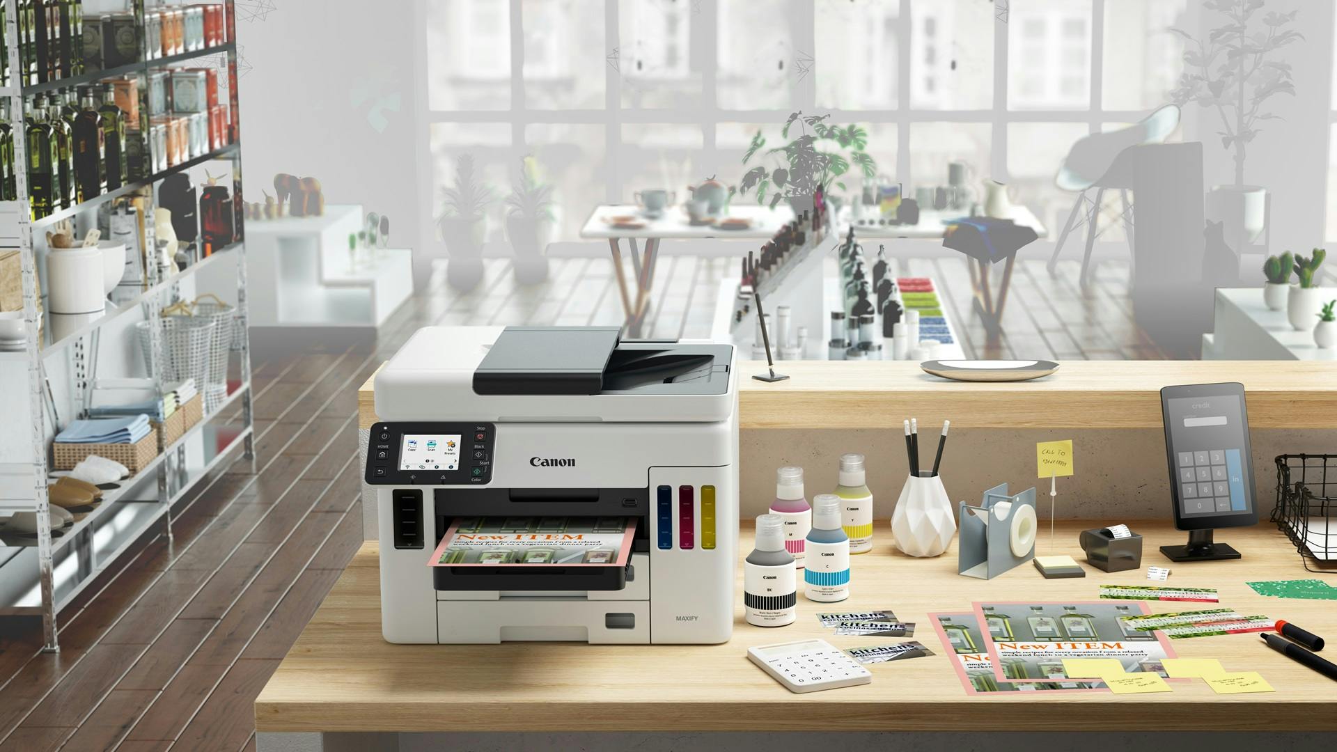 All-in-one-printer in thuiskantoor