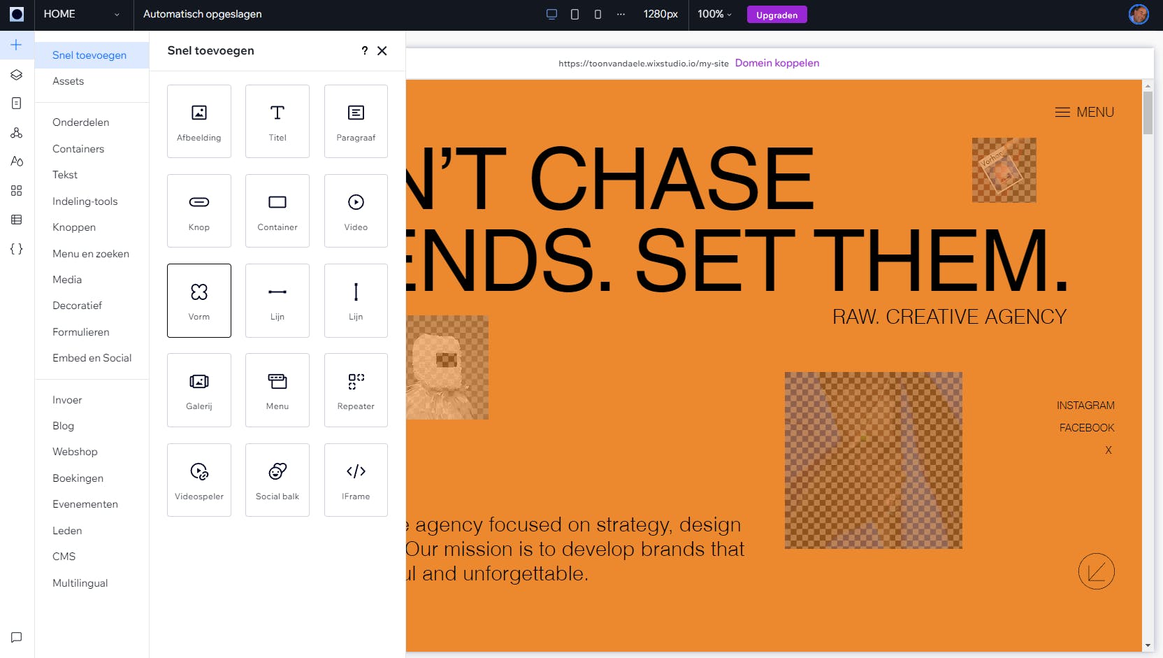 Met Wix Studio kun je fraaie websites bouwen zonder je om code te bekommeren.