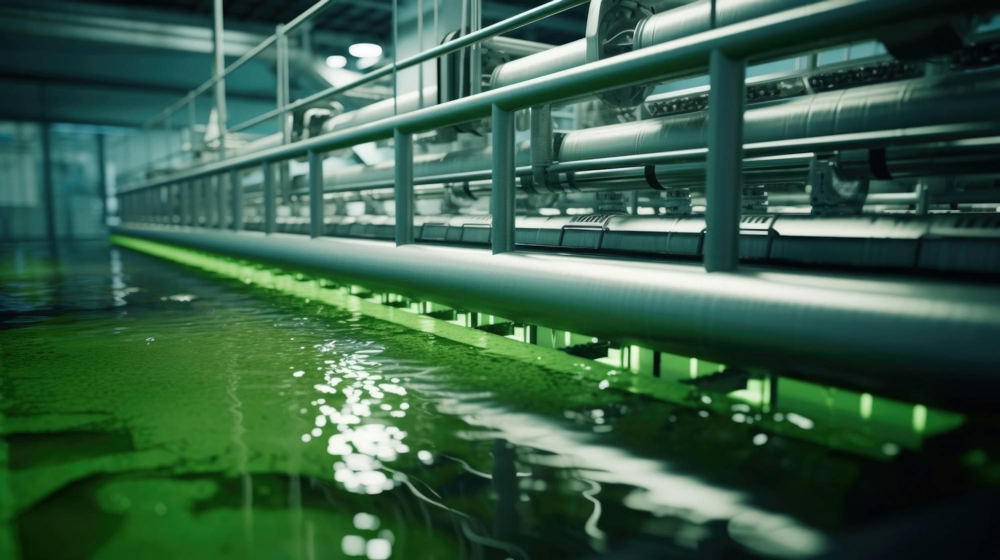 Impressie van rioowaterzuivering