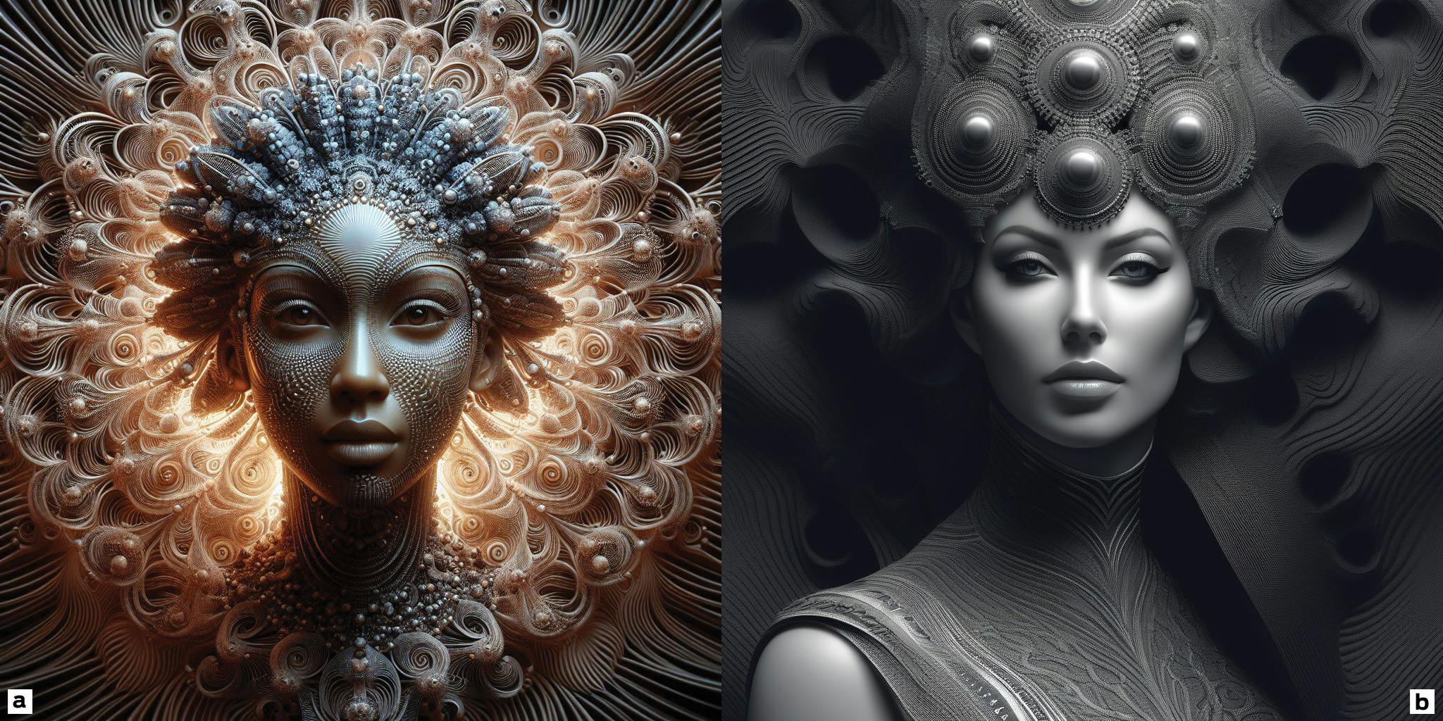 Zowel Dall-E (links) als SDXL kunnen iets met dezelfde magische prompt.