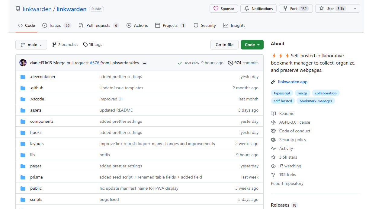 Via de GitHub-pagina kun je op de hoogte blijven van de vorderingen.