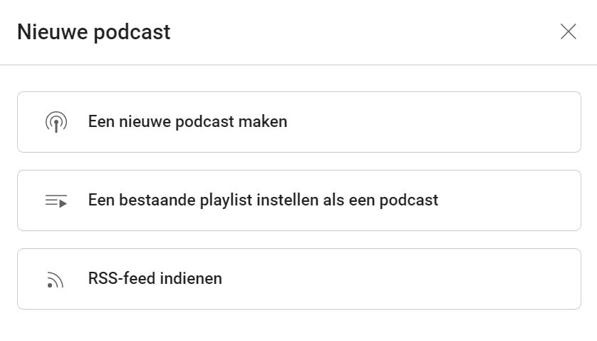 Met YouTube Studio kun je nog veel meer doen, zoals het maken van een podcast.