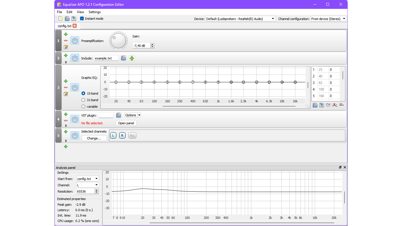 Audiofielen (met de nodige hardware) weten vast goed weg met apps als Equalizer APO.