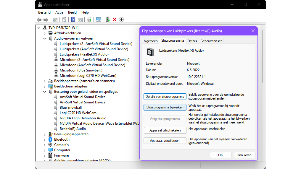 Mogelijk is je audiodriver corrupt en aan vervanging toe.