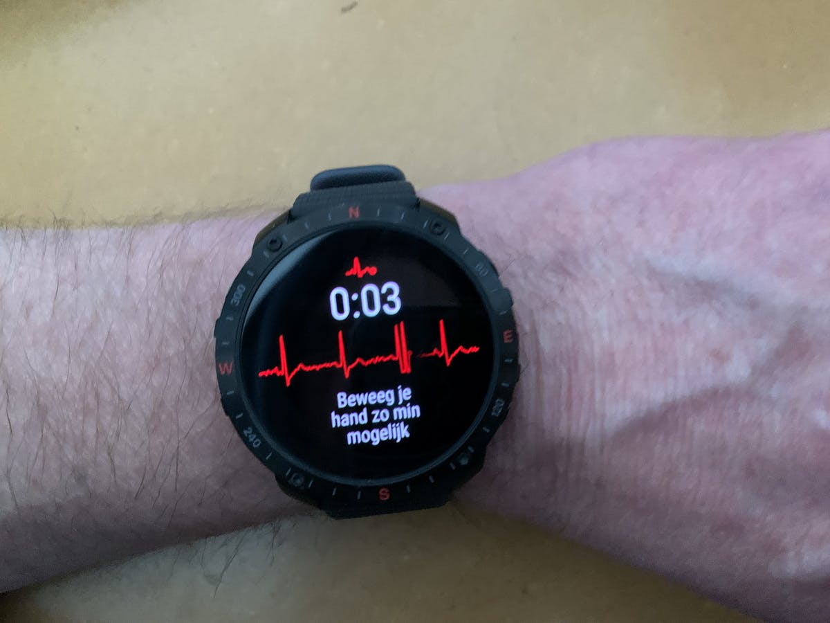 Met de Grit X2 Pro van Polar kun je een niet-medische ECG maken
