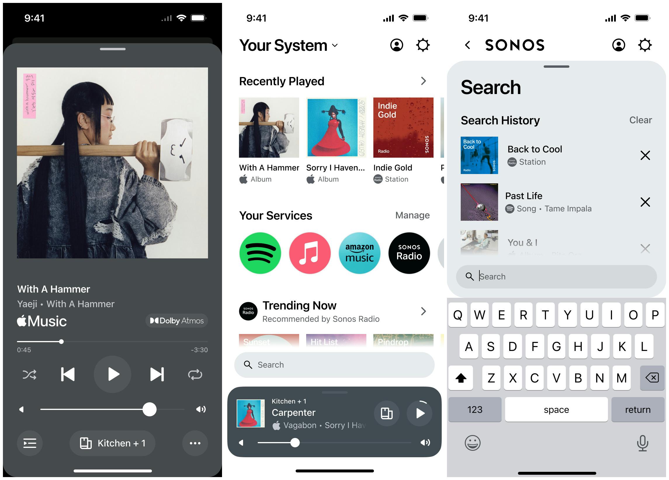 De nieuwe Sonos-app.
