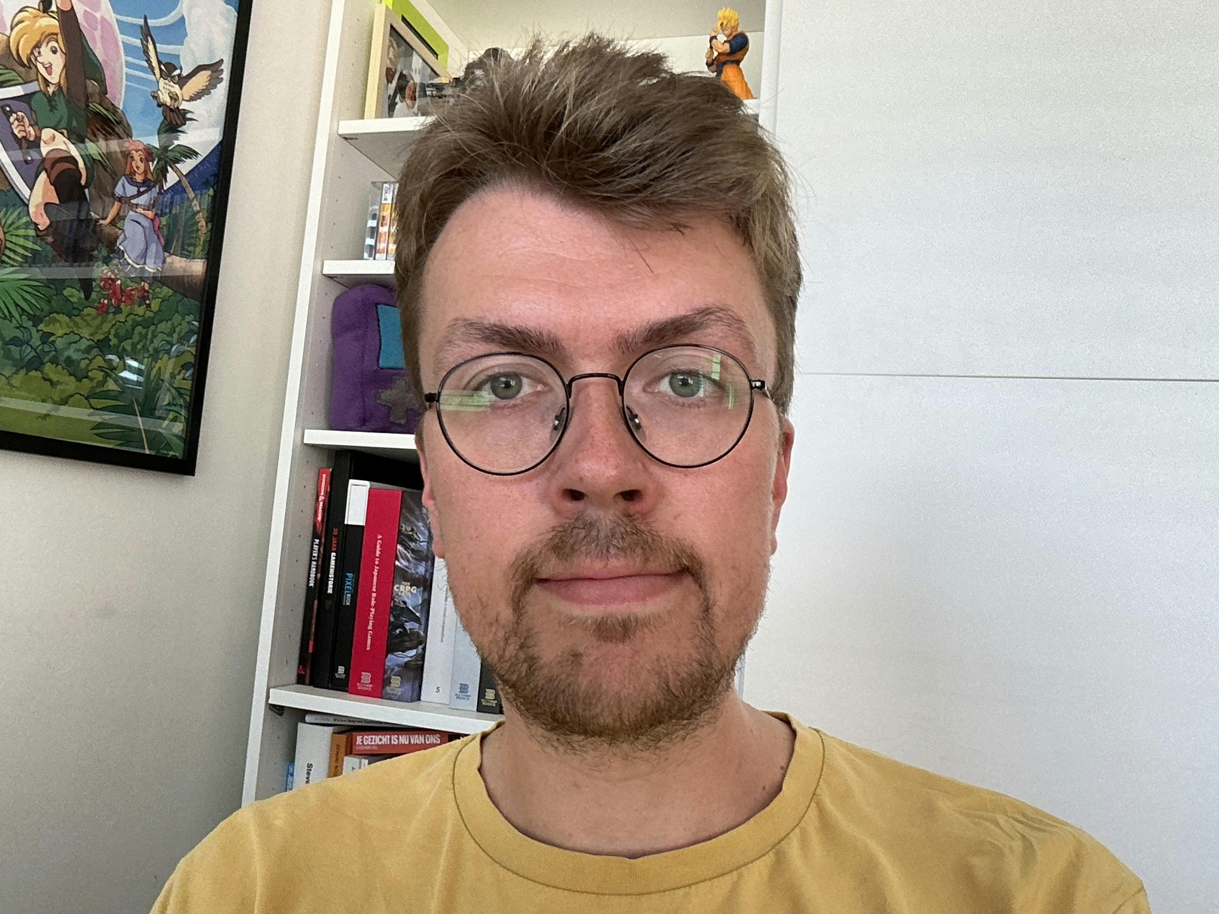 Een foto gemaakt met de frontcamera van de iPad Air (2024).