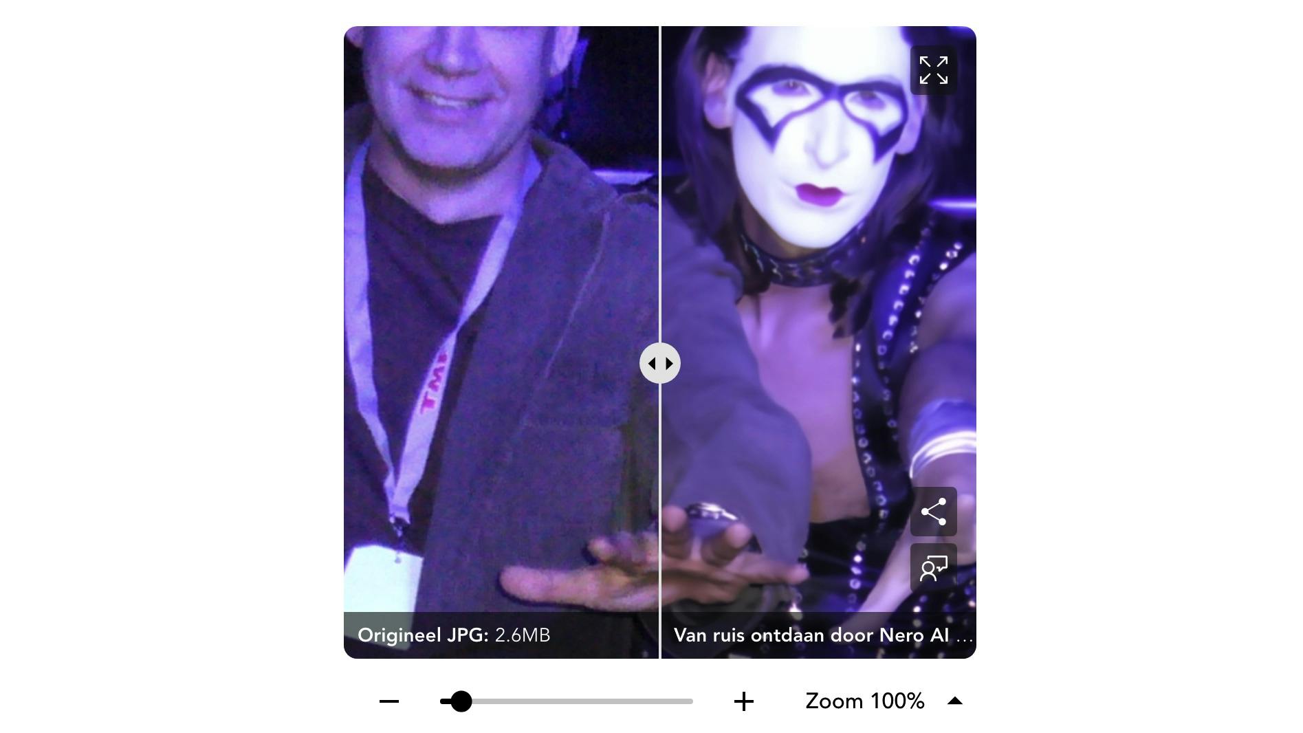 Vergelijk beide versies op 100%-weergave.