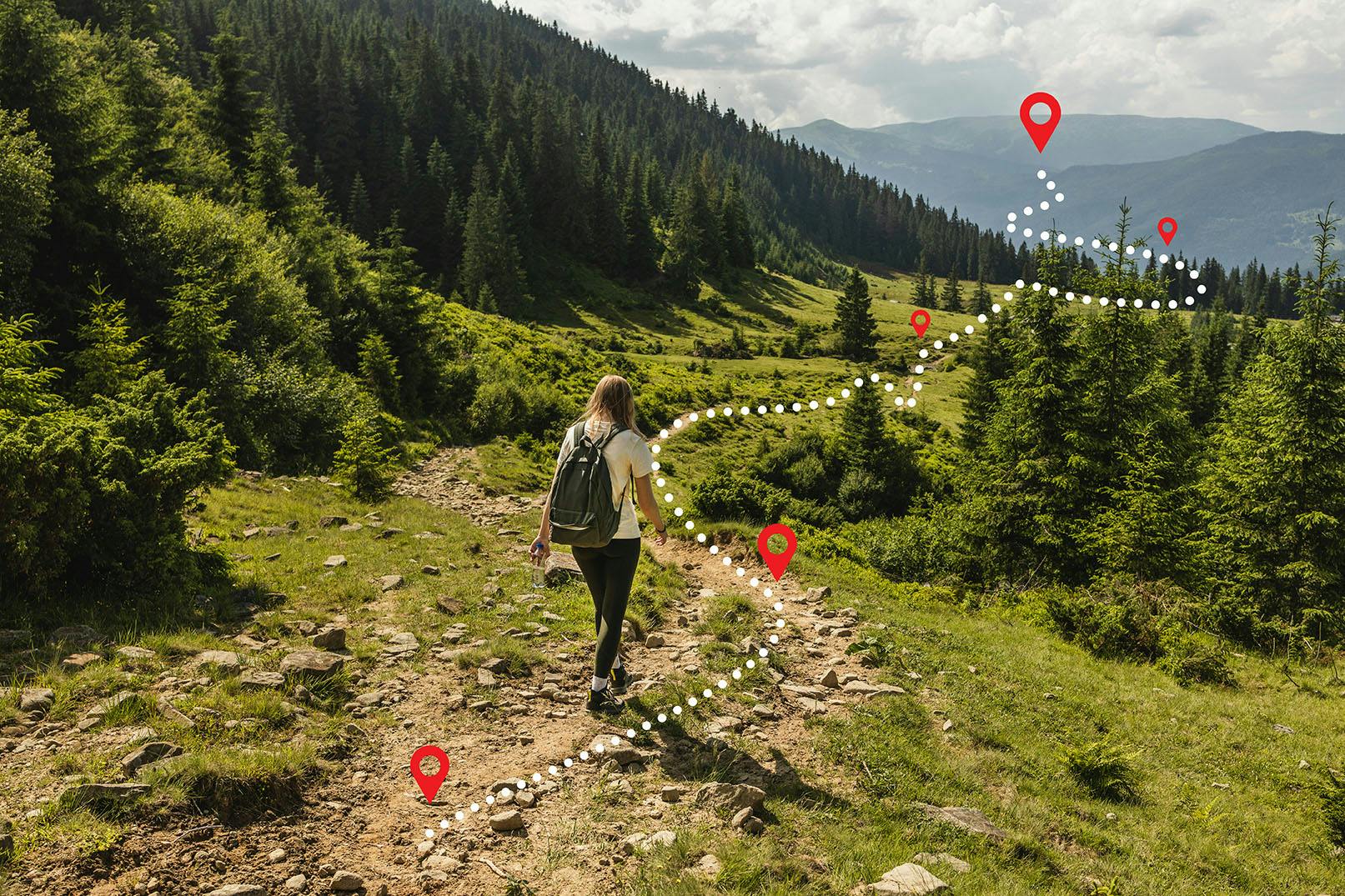 Wandelen en fietsen buiten de gebaande paden met Komoot