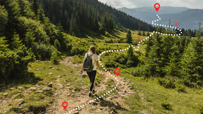Wandelen en fietsen buiten de gebaande paden met Komoot