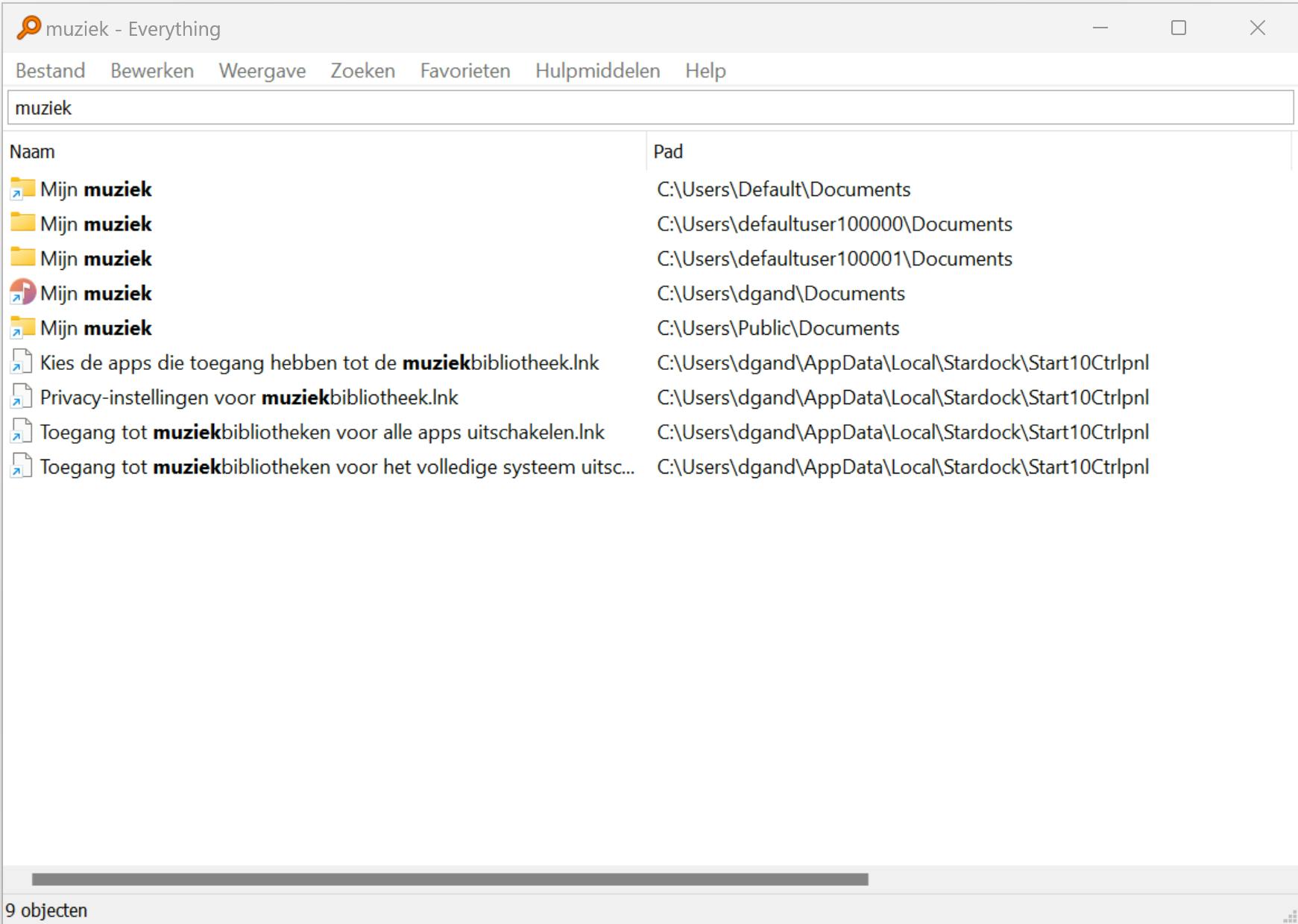 Everything vindt supersnel precies hetgeen je zoekt.