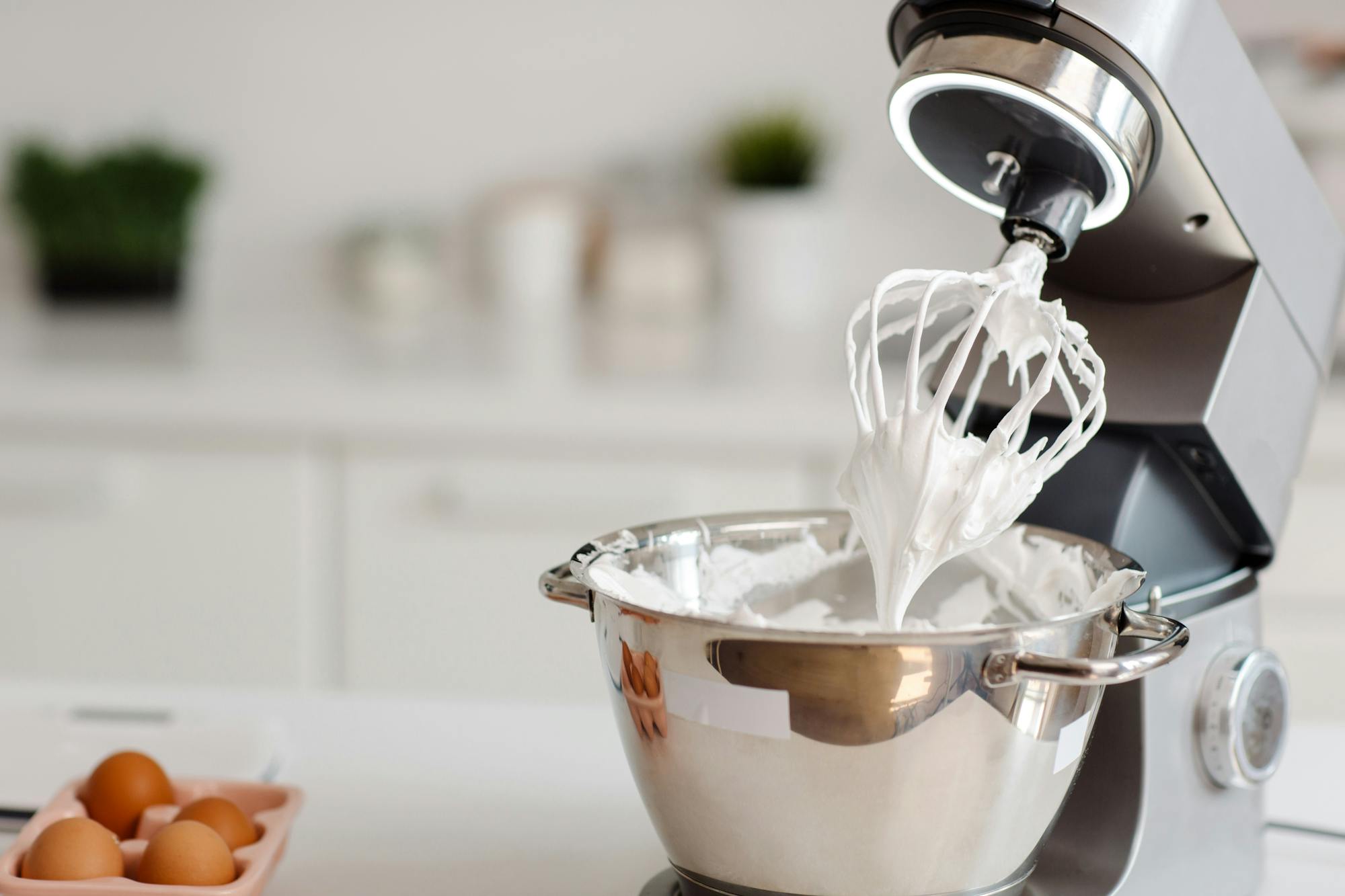 Meringue maken met de keukenmachine