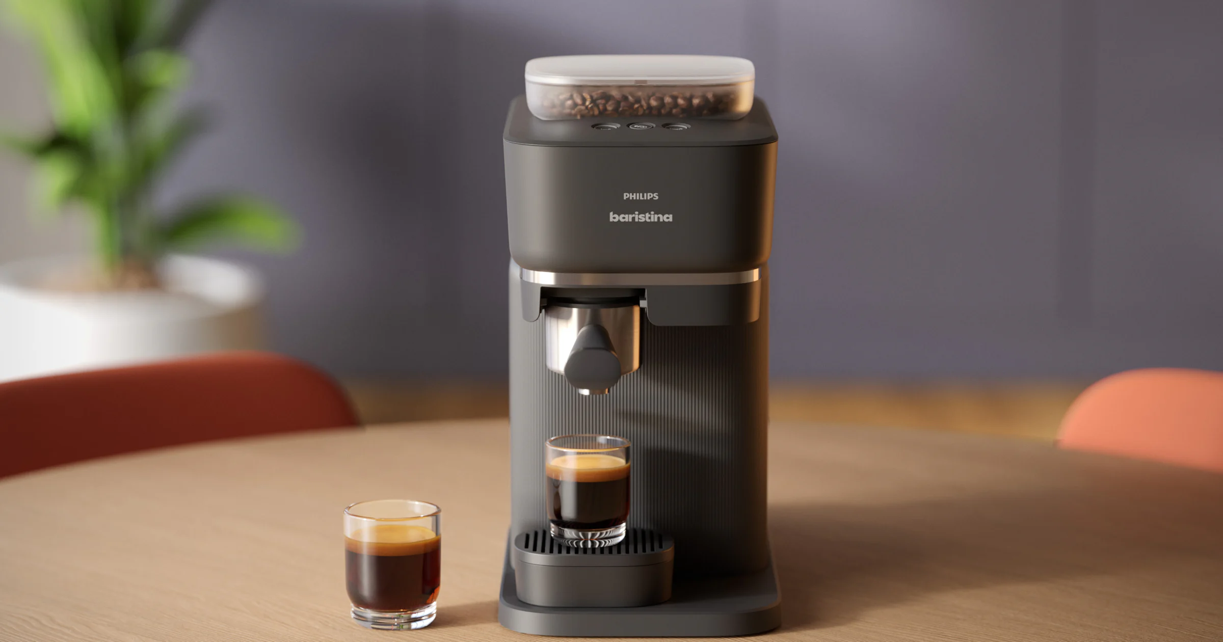 Consumenten testen: de Philips Baristina - Echte eyecatcher