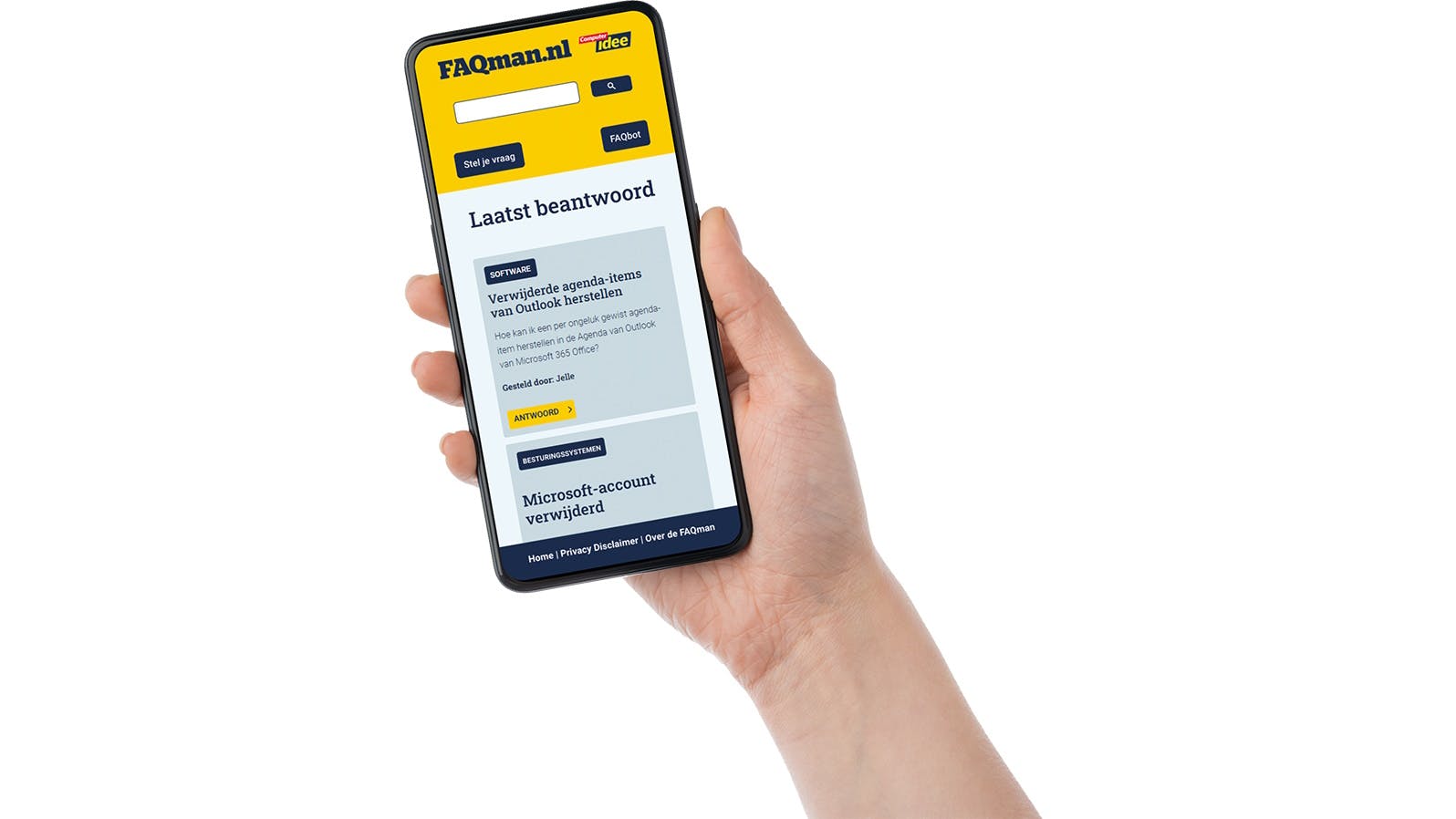 FAQbot telefoon