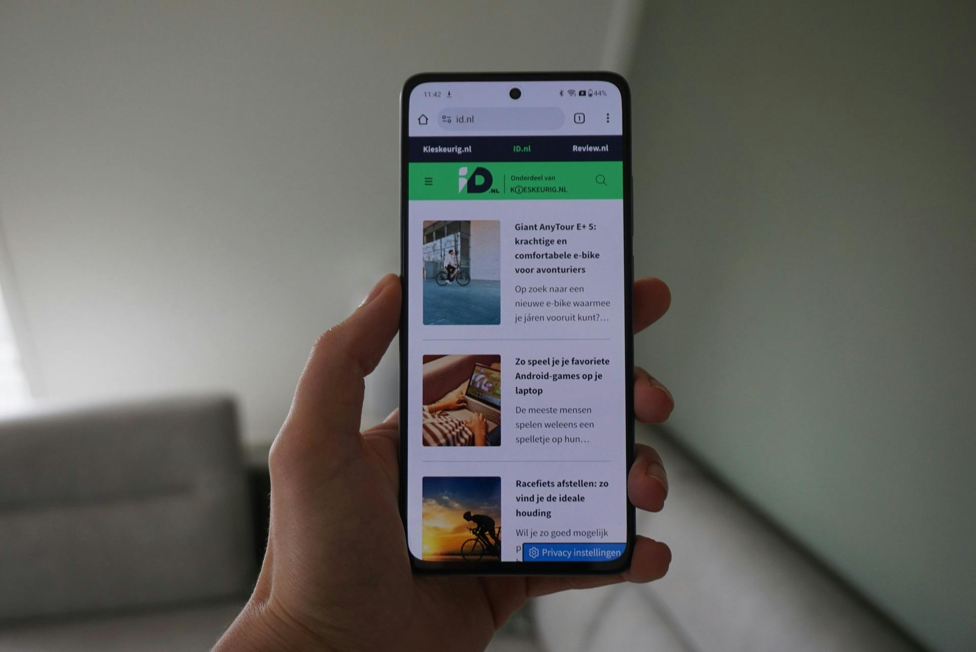 Het scherm krijgt een dikke voldoende.