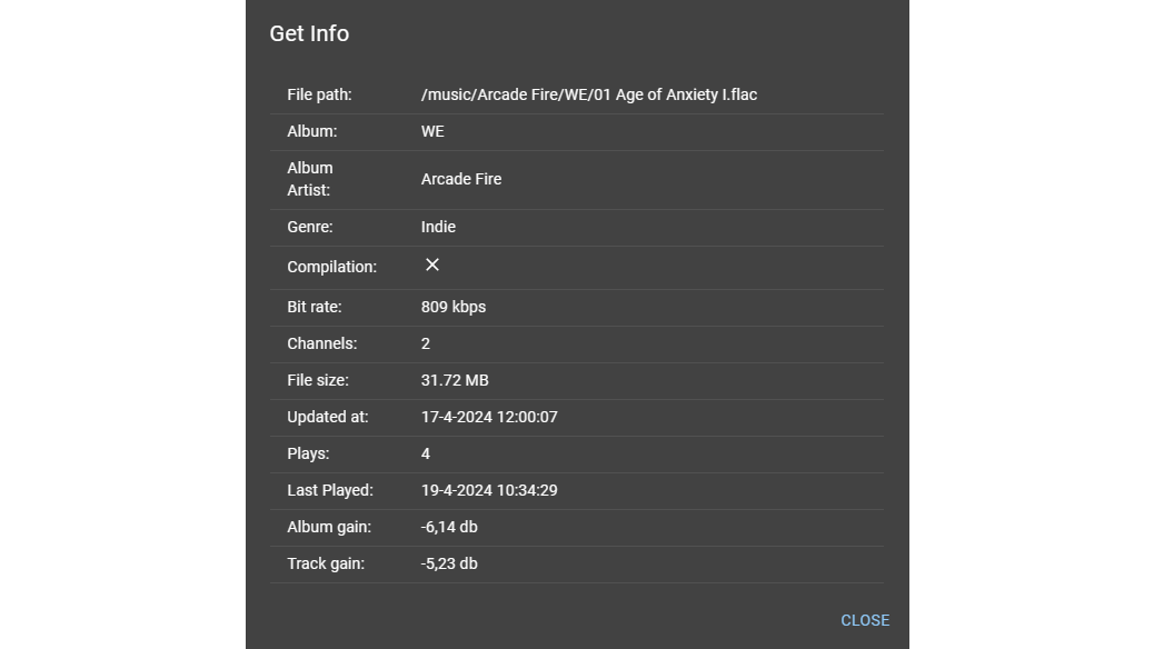 Het flac-bestandsformaat is optimaal voor conversie naar een lossy formaat.