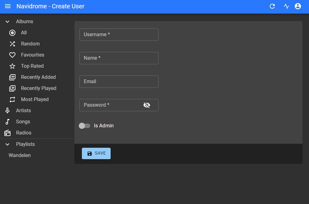Je kunt als beheerder eventueel extra gebruikers toevoegen.