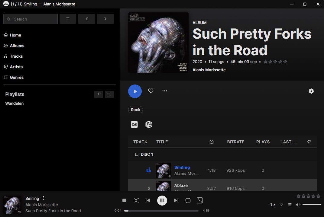 Feishin is een goede desktop-app voor onder meer Windows.