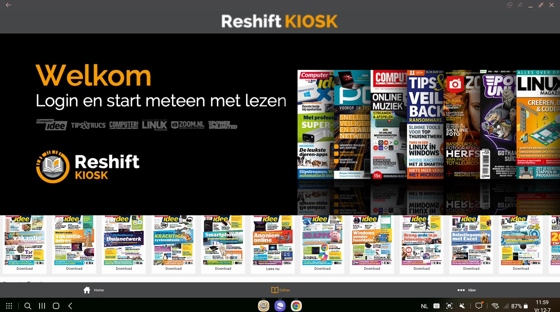 Niet alle apps zijn even goed te gebruiken via Dex.