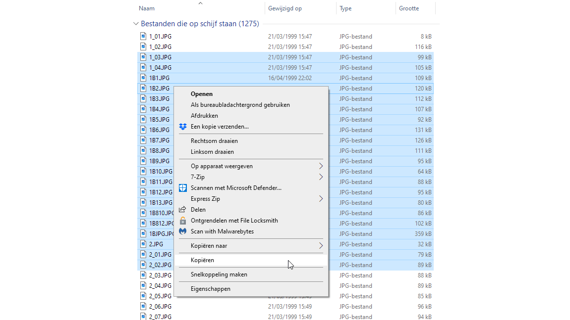 Kopieer de bestanden van de cd naar een andere bestemming.
