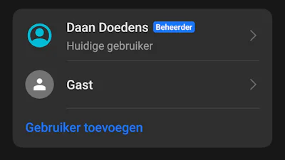 Zo maak je een extra gebruikers- of gastaccount aan op Android
