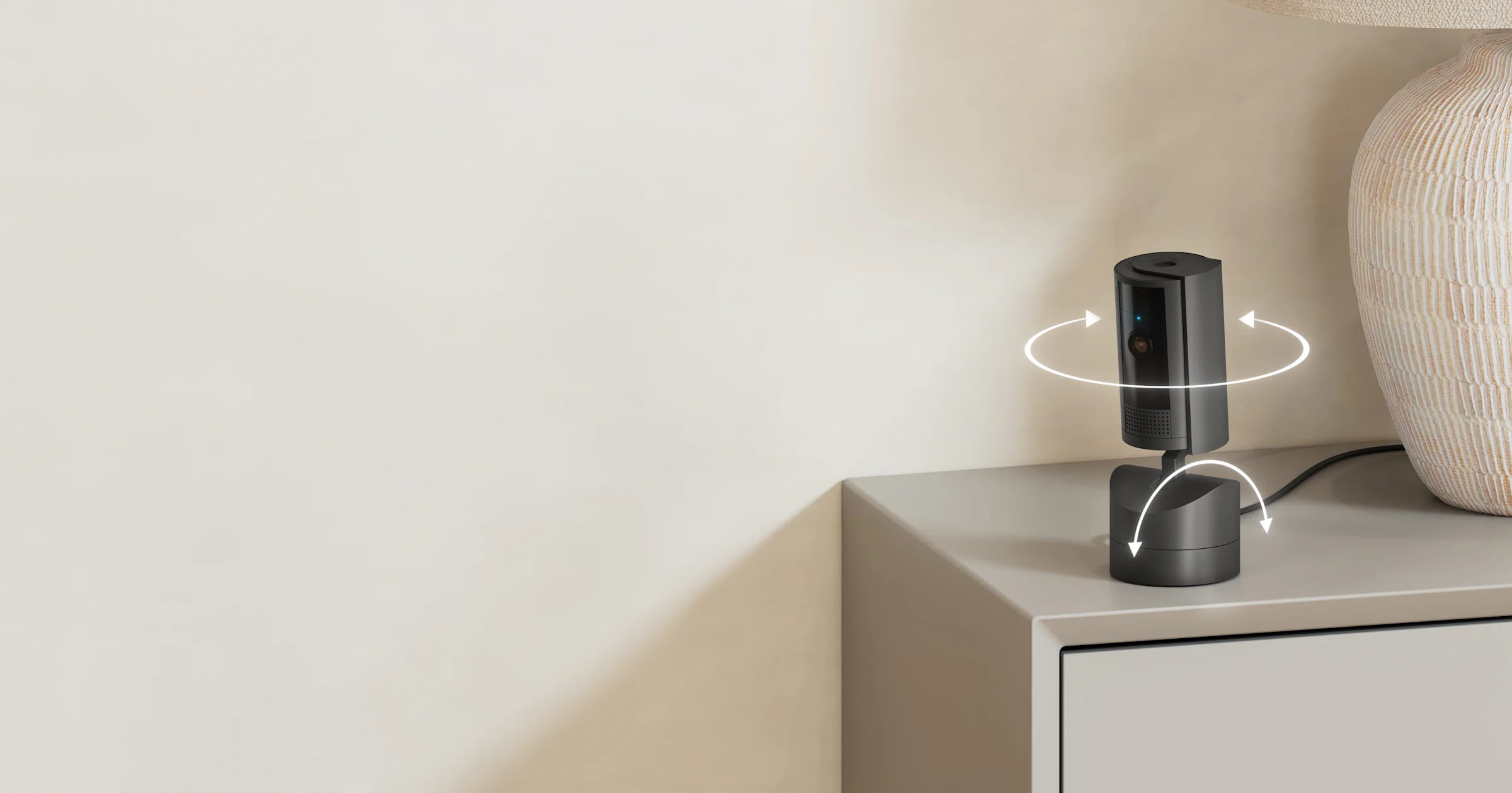 Ring Pan-Tilt Indoor Camera - Elk hoekje van je huis in beeld