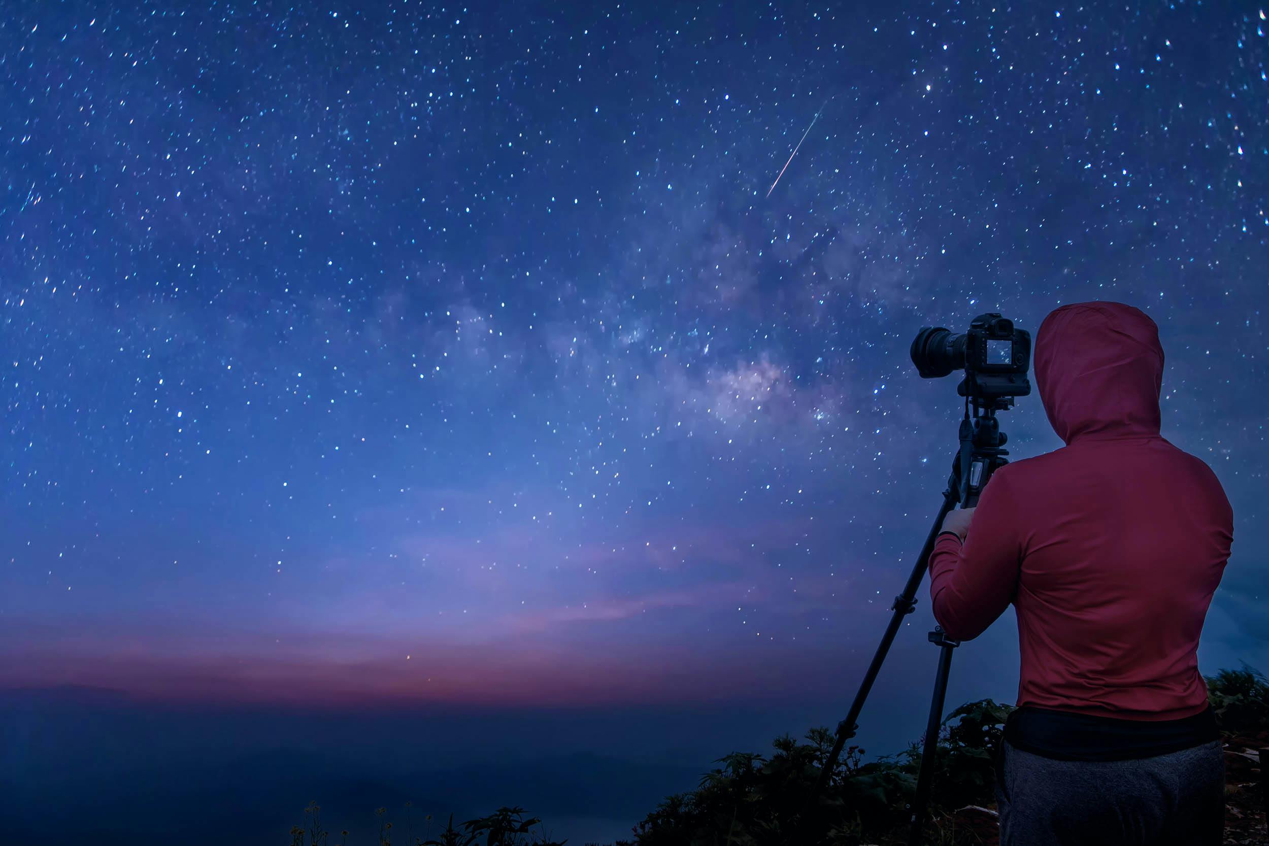 Vallende sterren fotograferen