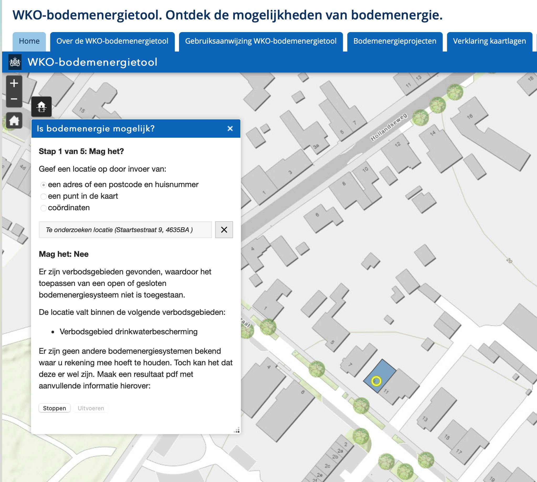Met de WKO-bodemenergietool lees je of je kunt gebruikmaken van bodemenergie.