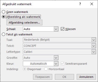 Een vergrendelde achtergrondafbeelding kun je ook niet verplaatsen.