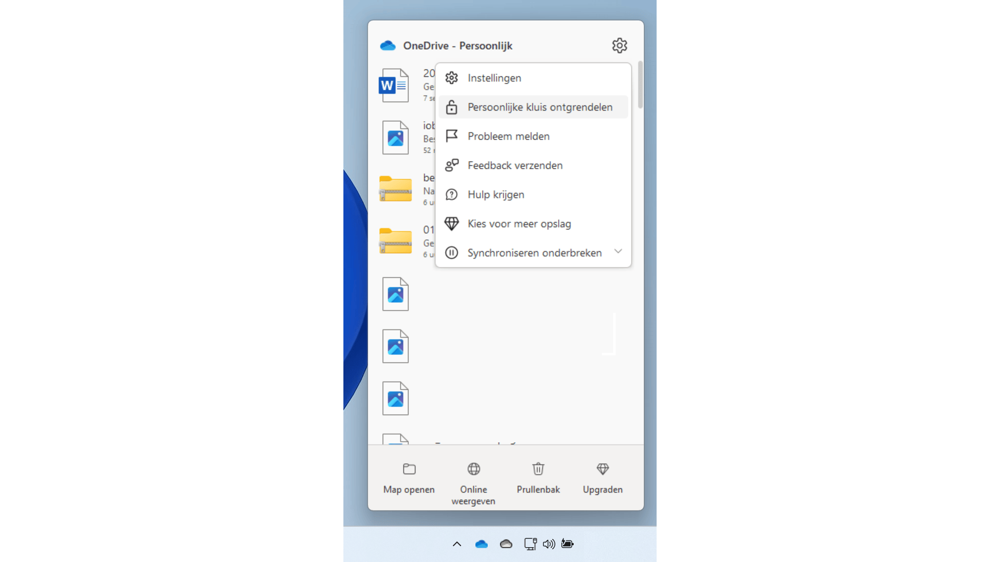 Met OneDrive kun je op elk apparaat je documenten, foto’s en video’s beschermen.