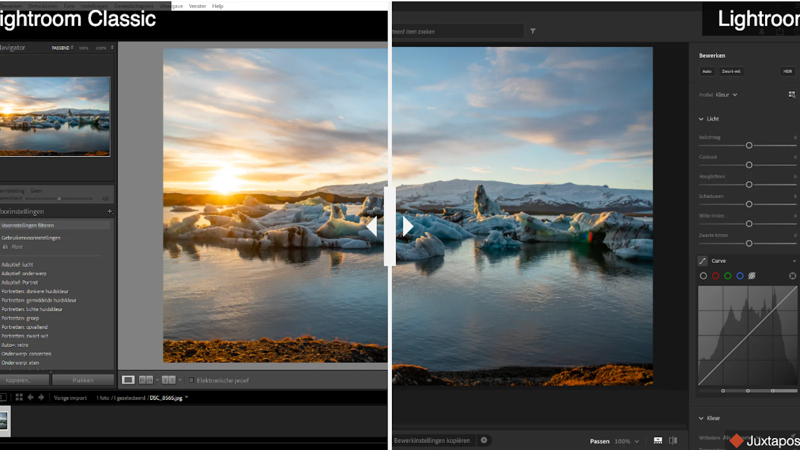 De verschillen tussen Lightroom en Lightroom Classic